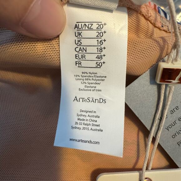 Artesands Sal Mon Bikini Bottoms in Multicolor NWT Size 16 US - Picture 6 of 6